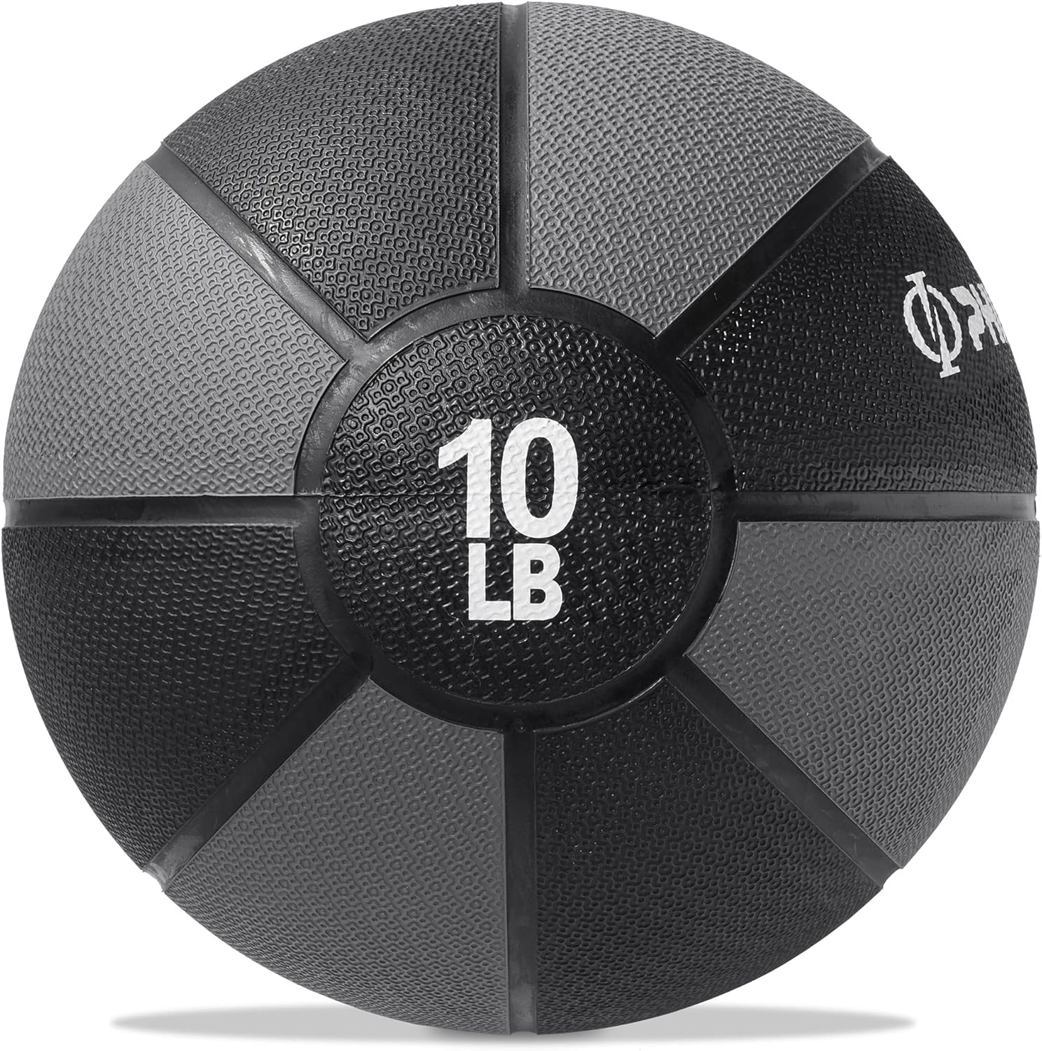 Philosophy Gym Medicine Ball, 10 LB - Weighted Fitness Non-Slip Ball : Sports & Outdoors