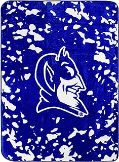 College Covers Everything Comfy Duke Blue Devils Soft and Warm Huge Raschel Throw Blanket, 86" x 63"