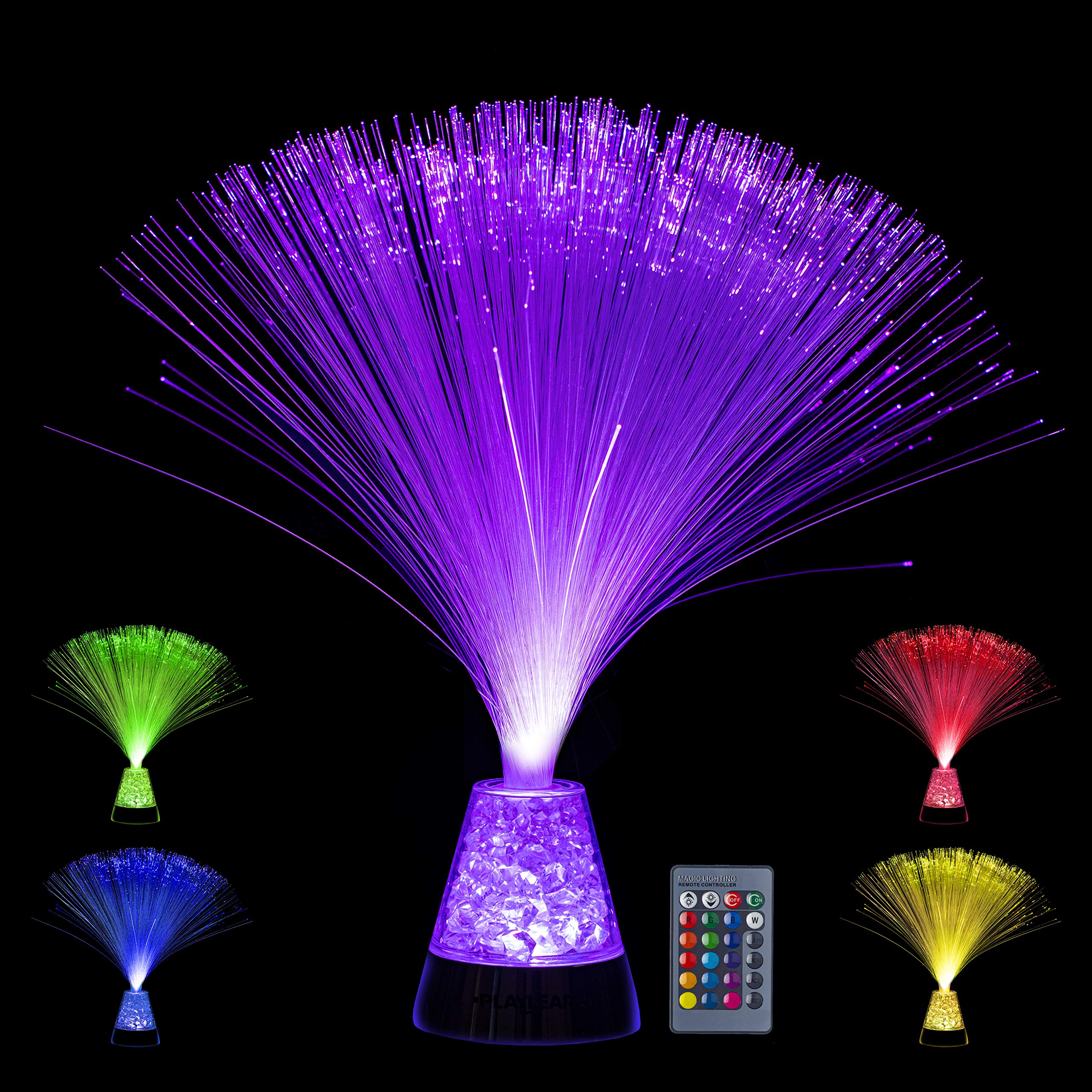 Buy Playlearn Fiber Optic Lamp Color Changing Crystal Base with Remote