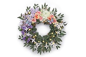 Valery Madelyn Lighted Wreaths for Front Door