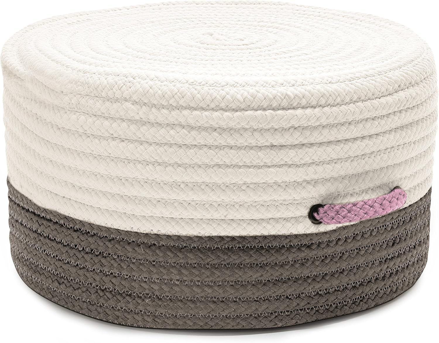 Colonial Mills Color Block Pouf FR11 Ottoman