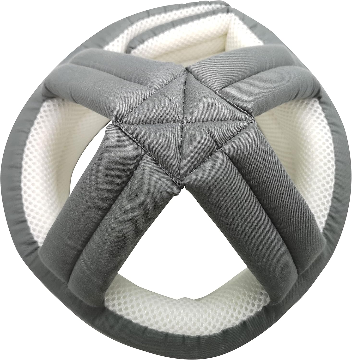Breathable Elderly Protective Hat,Elderly Helmet for Falls,Seniors Assistance Safety Products,Epilepsy Head Fall Protection,Adjustable Protective Cap,for Youth and Adult Sizing (Gray) - - 