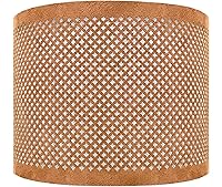 Vista 16 de Royal Designs, Inc. HB-643-10PN-2 - Pantalla de lámpara de tambor poco profundo con diseño de plantilla, níquel pulido, 10 x 10 x 8.5, paquete de 2