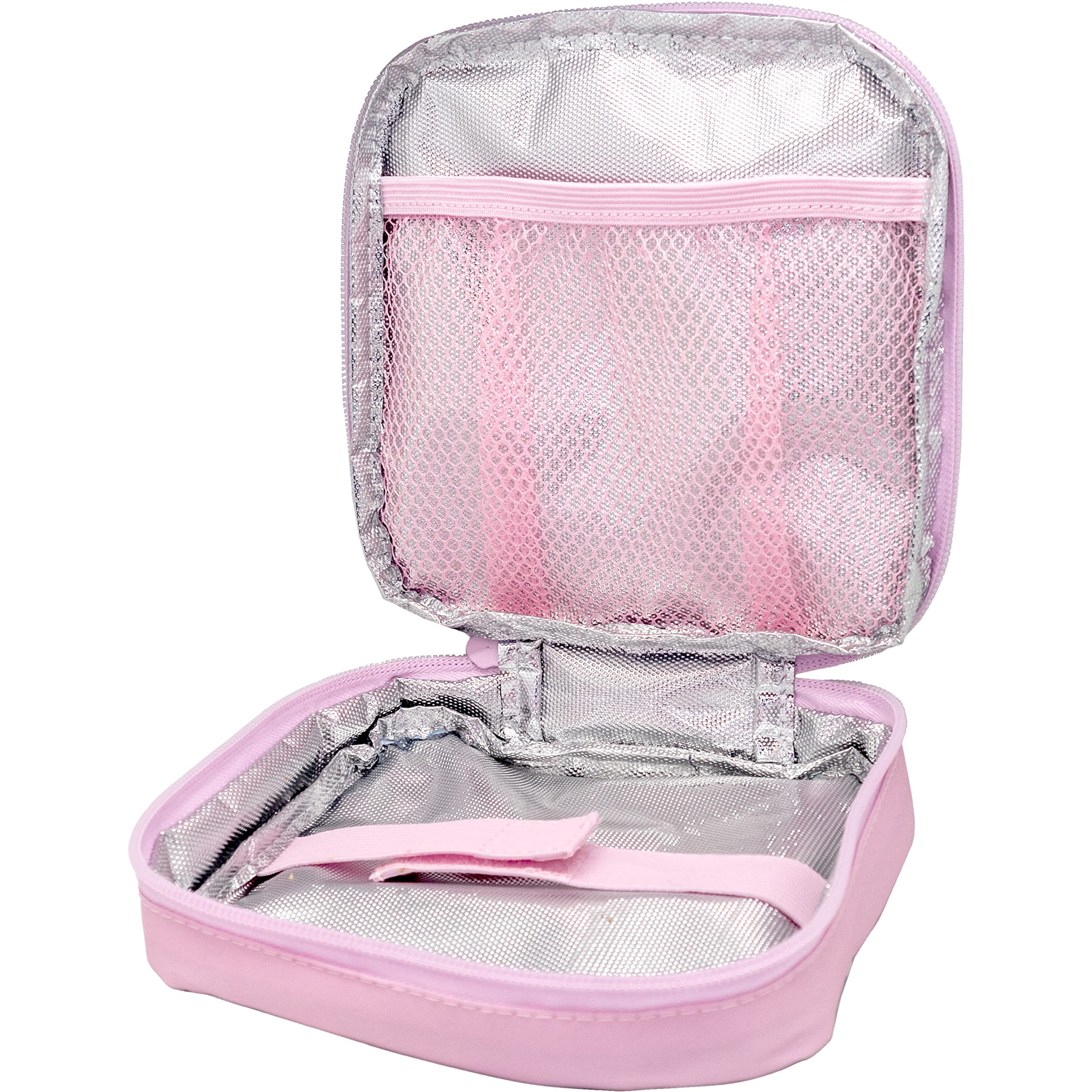 NERTHUS FIH 871 Borsa Per Sandwich XL Riutilizzabile - Corallo, Ecologica E Lavabile, 10,5x16x23 Cm - 3
