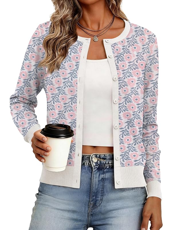 Bellcoco Womens Cardigan Sweaters Lightweight Long Sleeve Button Down Knit by Bellcoco - Used condition - US$29.16