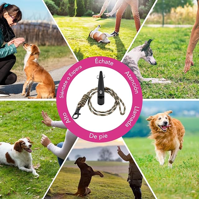 Foto 5 de 6 de TDL,Silbato para Perros con cordón, Utilizado para recuperación y Entrenamiento de Perros, Larga Distancia