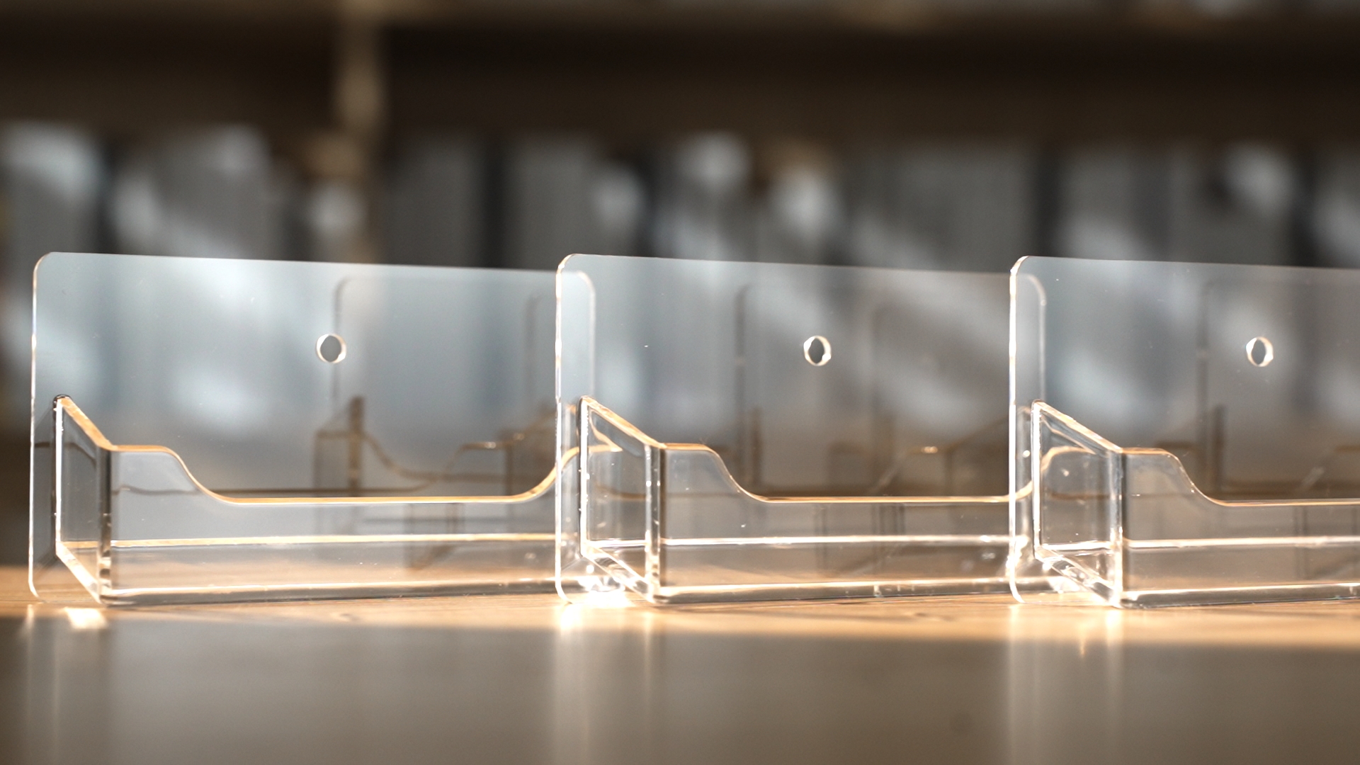 JINXIAN 8 Pcs Business Card Holders Plastic Business Card Holders