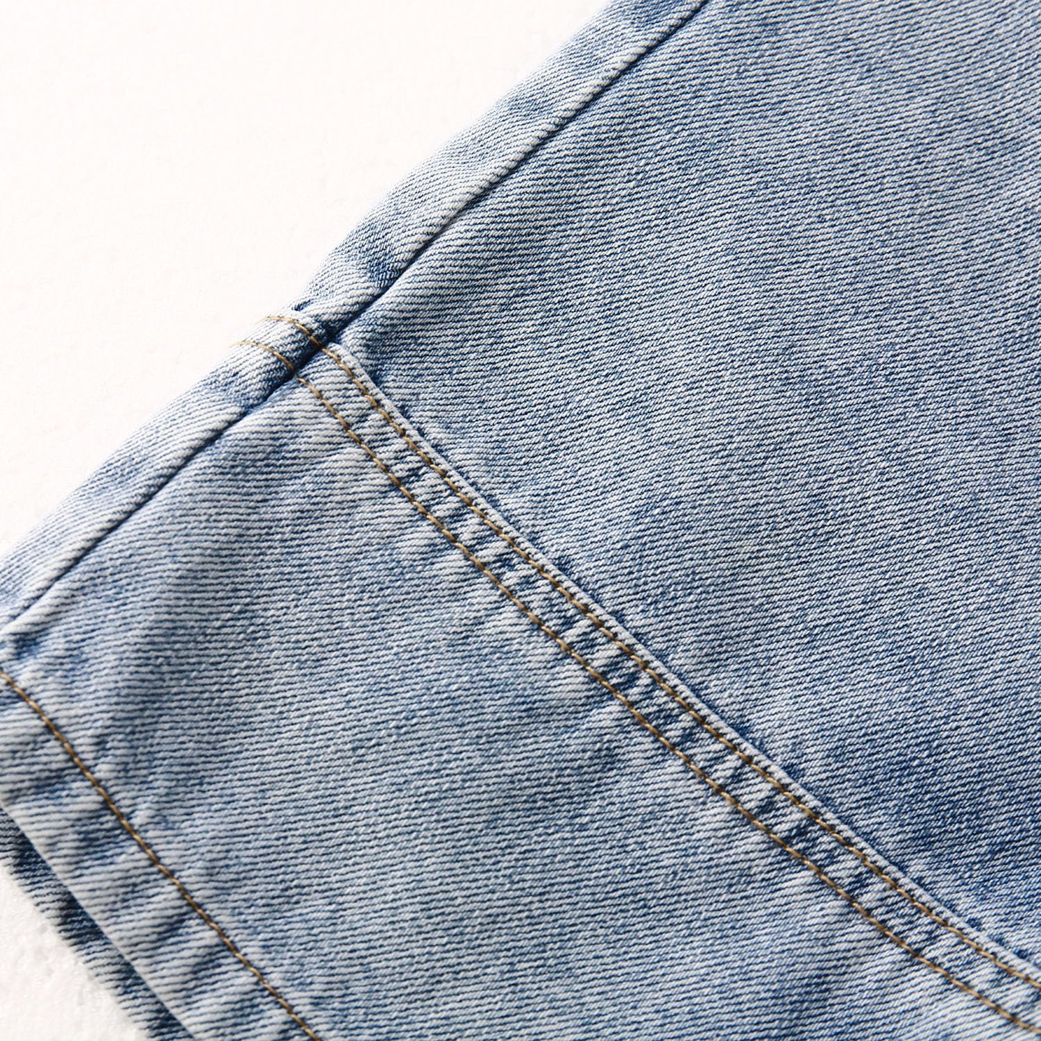 KIDSCOOL SPACE Baby Little Big Boys Pantalones Cortos de Mezclilla, Cintura elástica con cordón Ajustable Jeans Ropa de Verano
