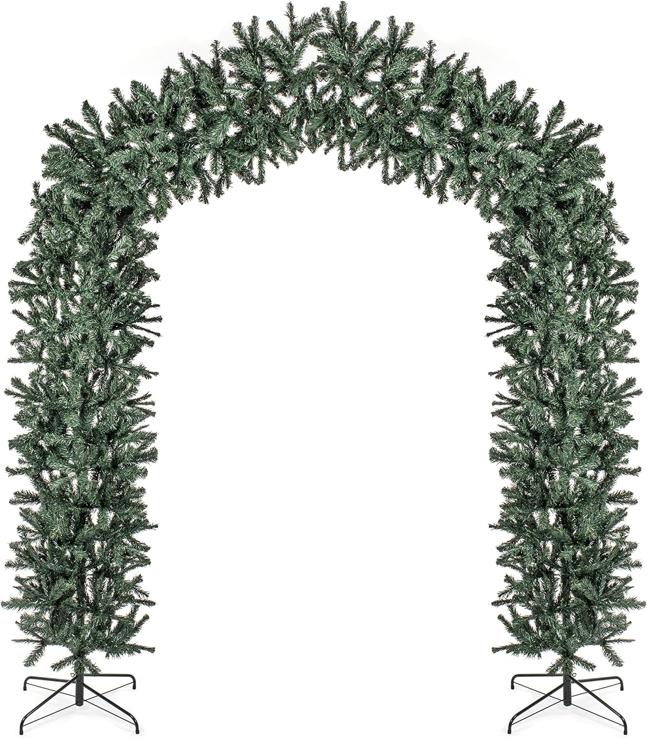 Artificial Christmas Tree Door Arch Garland Premier Plain Green
