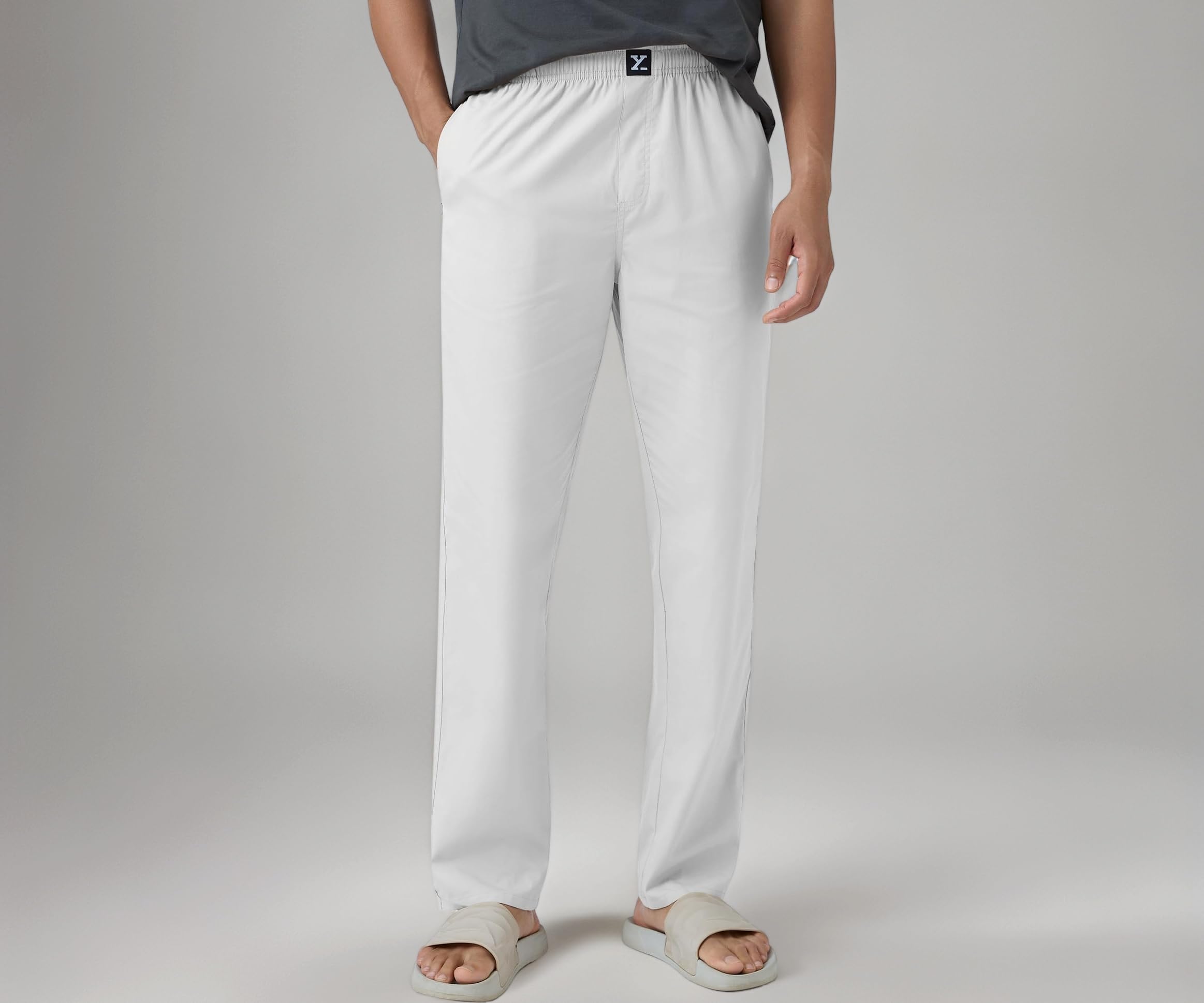 - Men's Pace Super Combed Cotton Regular Fit Solid Pyjamas | Dual Pockets, Ultra Light, Comfortable Lounge Pants for Men