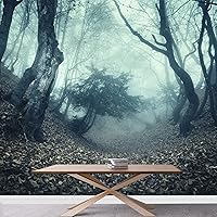 Vista 25 de SIGNWIN Mural de pared Bosque autoadhesivo extraíble para decoración de pared de dormitorio sala de estar, 66 x 96 pulgadas