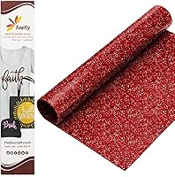 Vista 65 de Firefly Craft - Lámina de vinilo elástico para transferencia de calor, HTV metálico, para planchar para usar con Cricut y Silhouette, para prensa