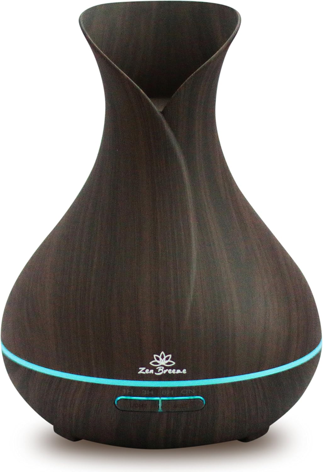Essential Oil Diffuser in dark wood design for aromatherapy