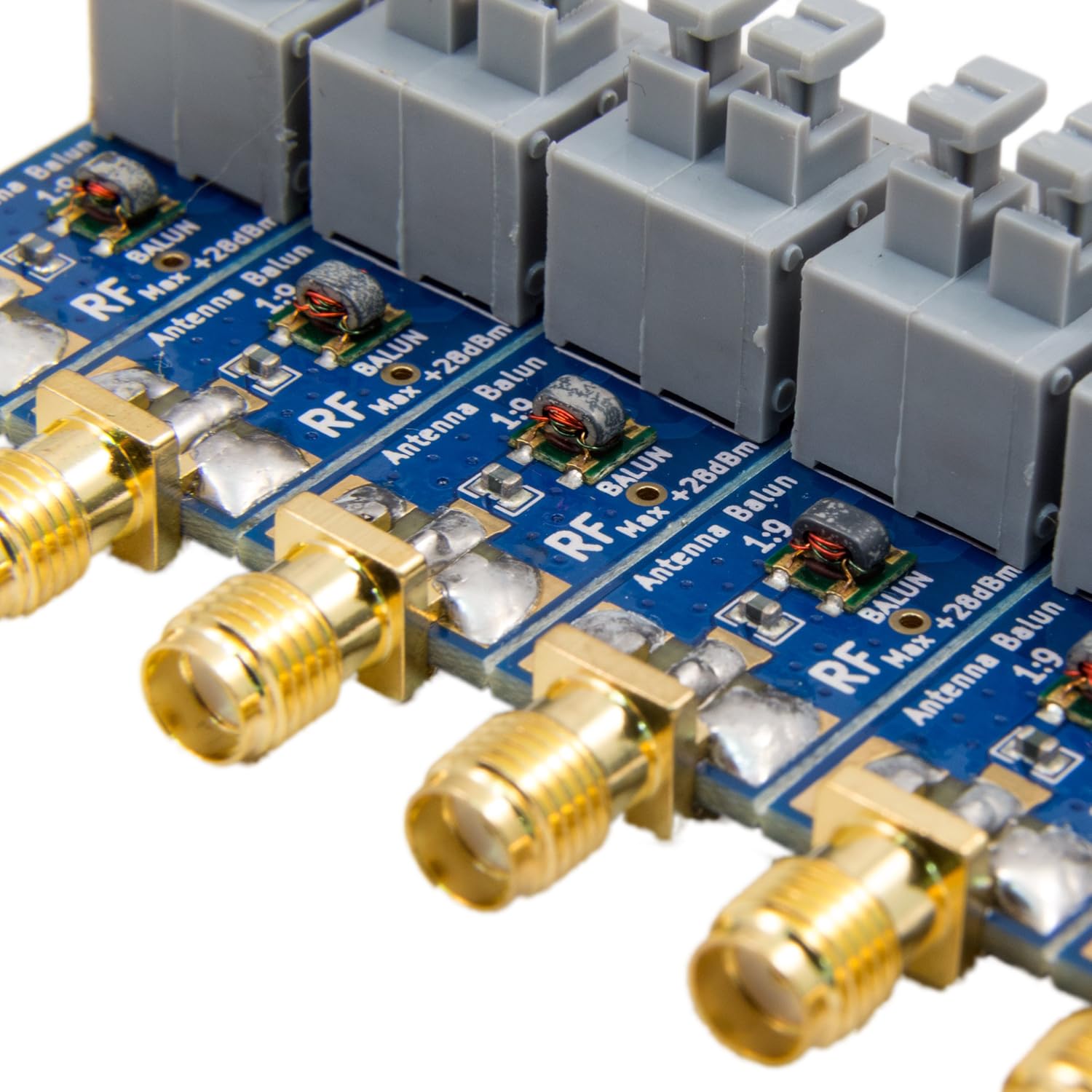 Balun One Nine v1 - Tiny Low-Cost 1:9 HF Antenna Balun and Unun with Antenna Input Protection for Ham It Up, RTL-SDR, HackRF and Other HF-Capable Radios. Great for DIY Dipole and Longwire Antennas