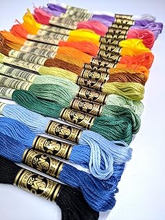 447 Skeins Cotton Cross Stitch Thread 8 meters each