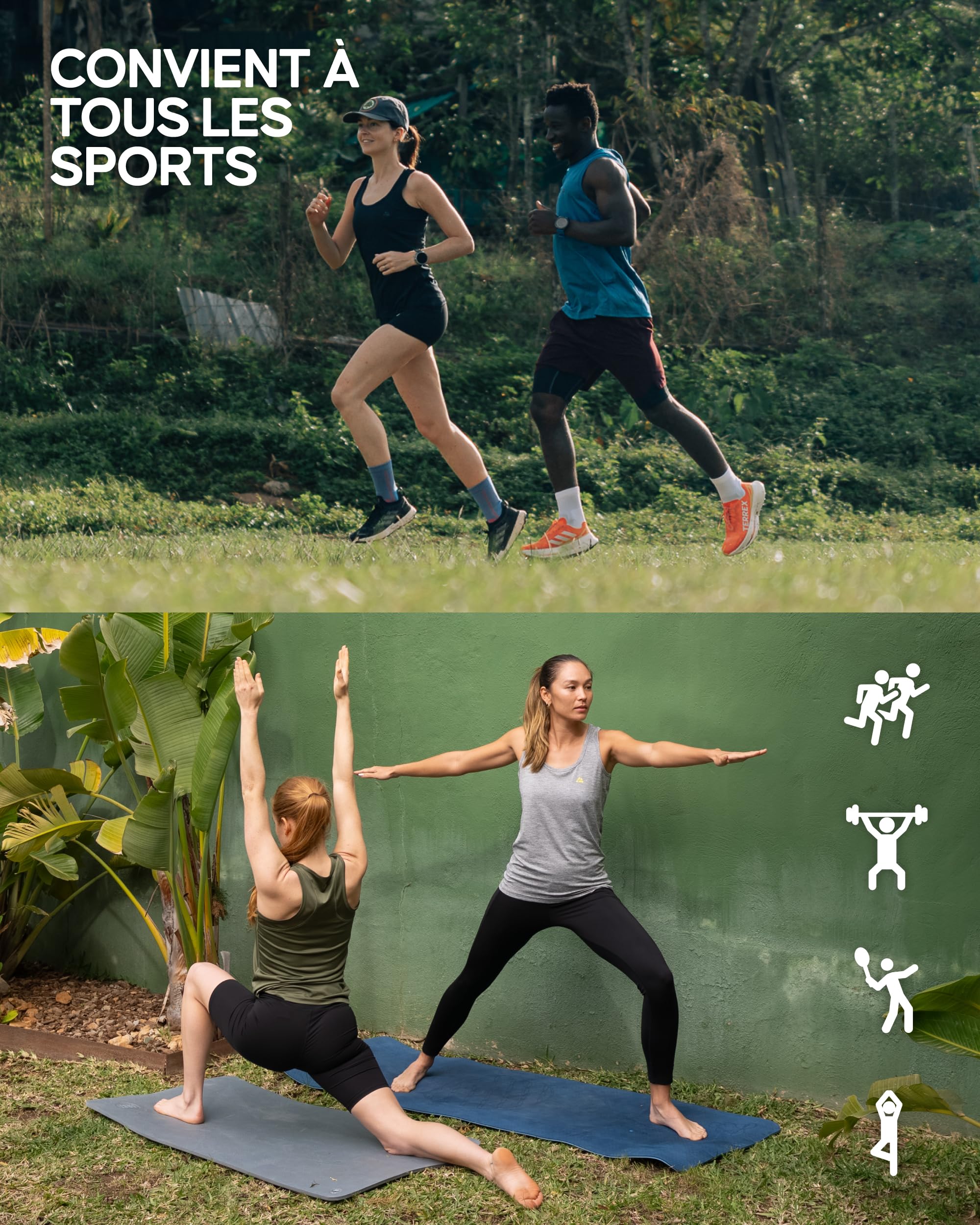 DANISH ENDURANCE Débardeur de Sport, Gilet de Course, sans Manches, Dos Nageur, pour Femmes, Lot de 1 ou 2 - T-Shirt pour Femme