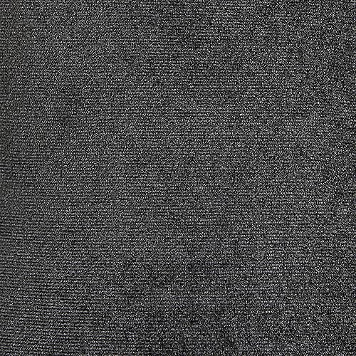 Miniatura 8 de Maniquí de forma de vestido femenino con torso largo en la cadera, altura ajustable de 67 a 75 pulgadas, terciopelo negro esponjoso y base de metal