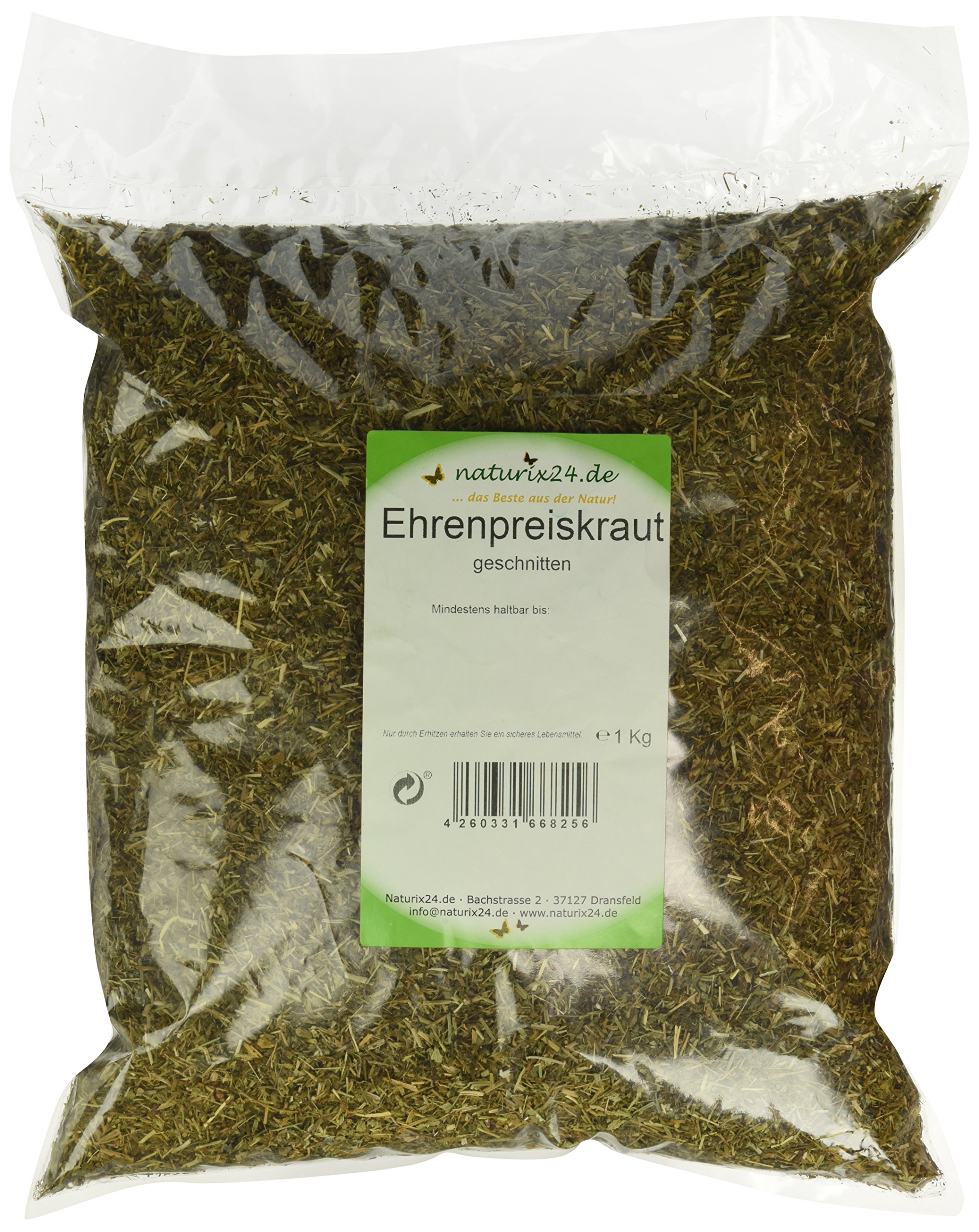 Naturix24 Ehrenpreistee, Ehrenpreiskraut geschnitten – Beutel, 1er Pack (1 x 1 kg)