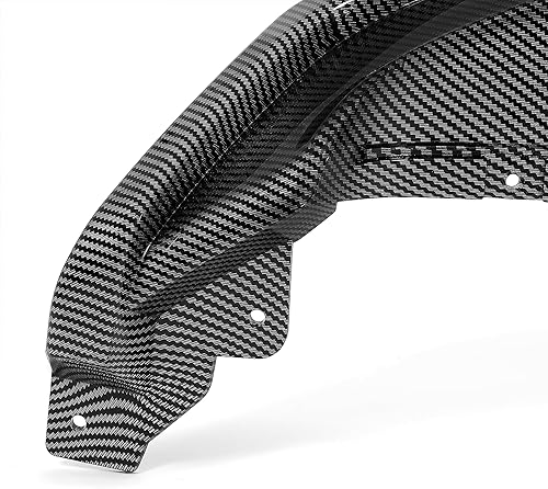 Miniatura 6 de HECASA Difusor trasero compatible con Toyota Corolla Hatchback 2019-2022 y Toyota Auris Hatchback, difusor de parachoques trasero, divisor de cenefa