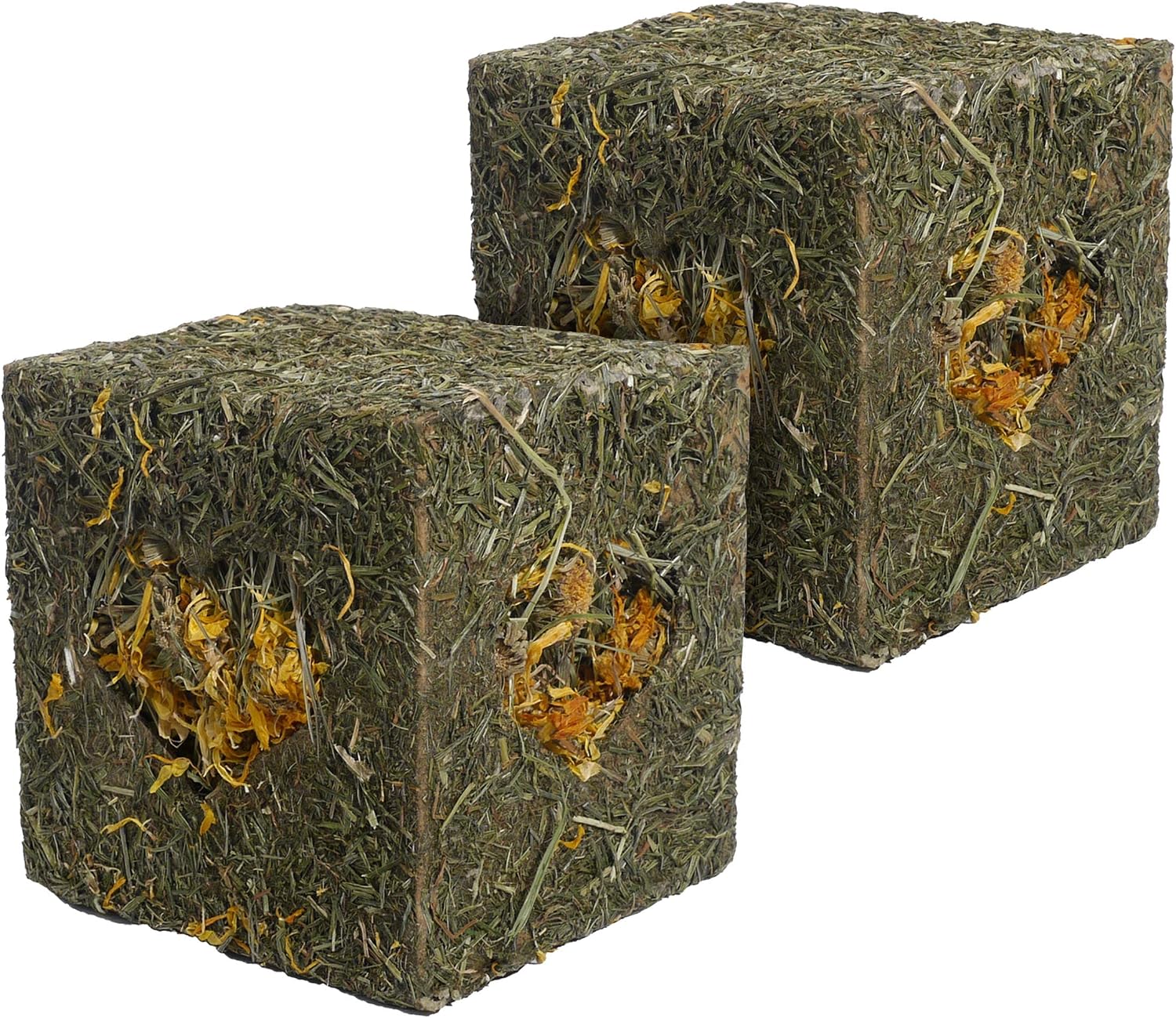 Rosewood Naturals I Love Hay Forage Cube Treat and Toy for Small Animals, Medium, 2 Pack
