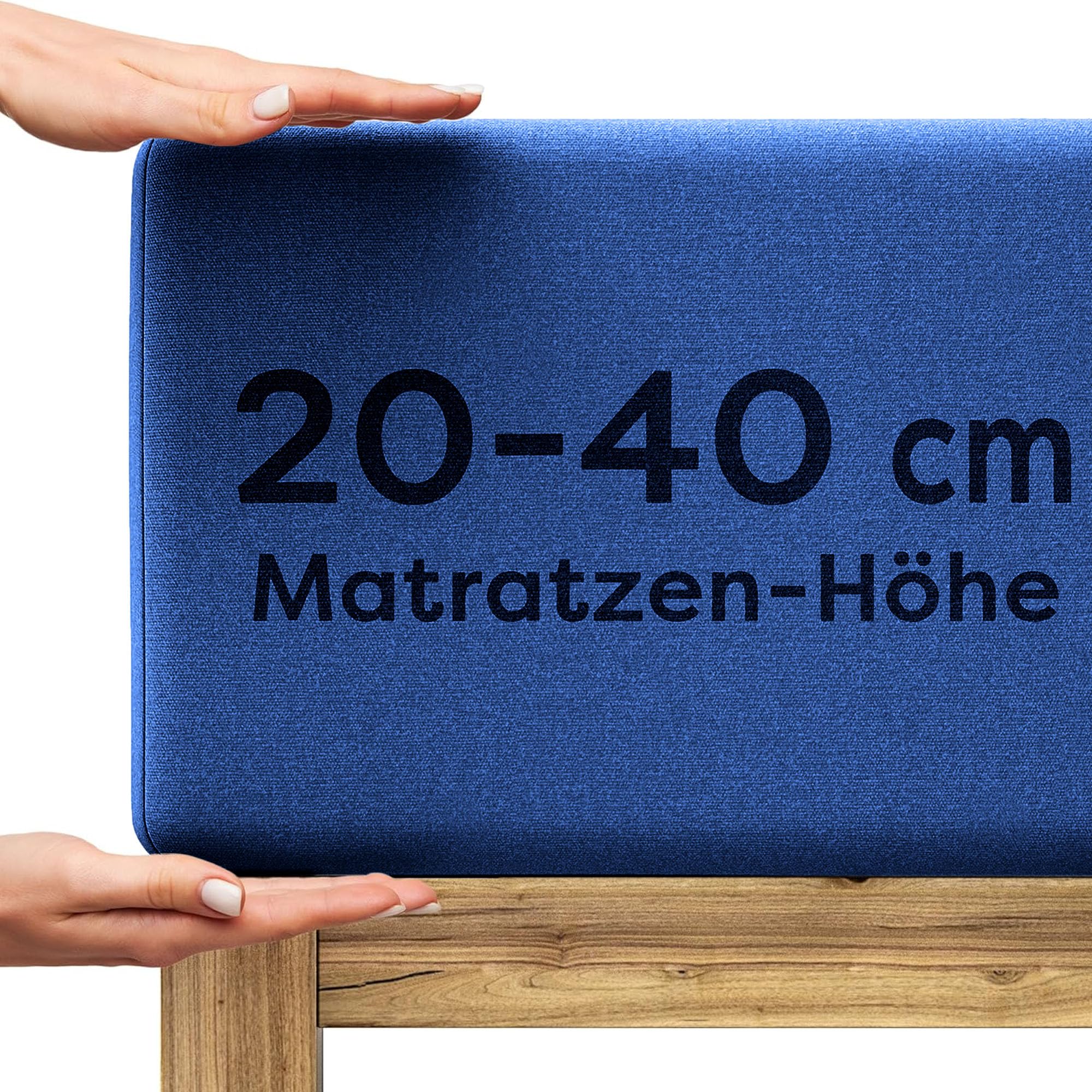 Wolkenfeld Spannbettlaken 180x200cm – 200x220cm – Premium Jersey Baumwolle mit 5% Lycra – Faltenfreies Bettlaken für hohe Matratzen bis 40 cm – Atmungsaktiv & Oeko-TEX Zertifiziert