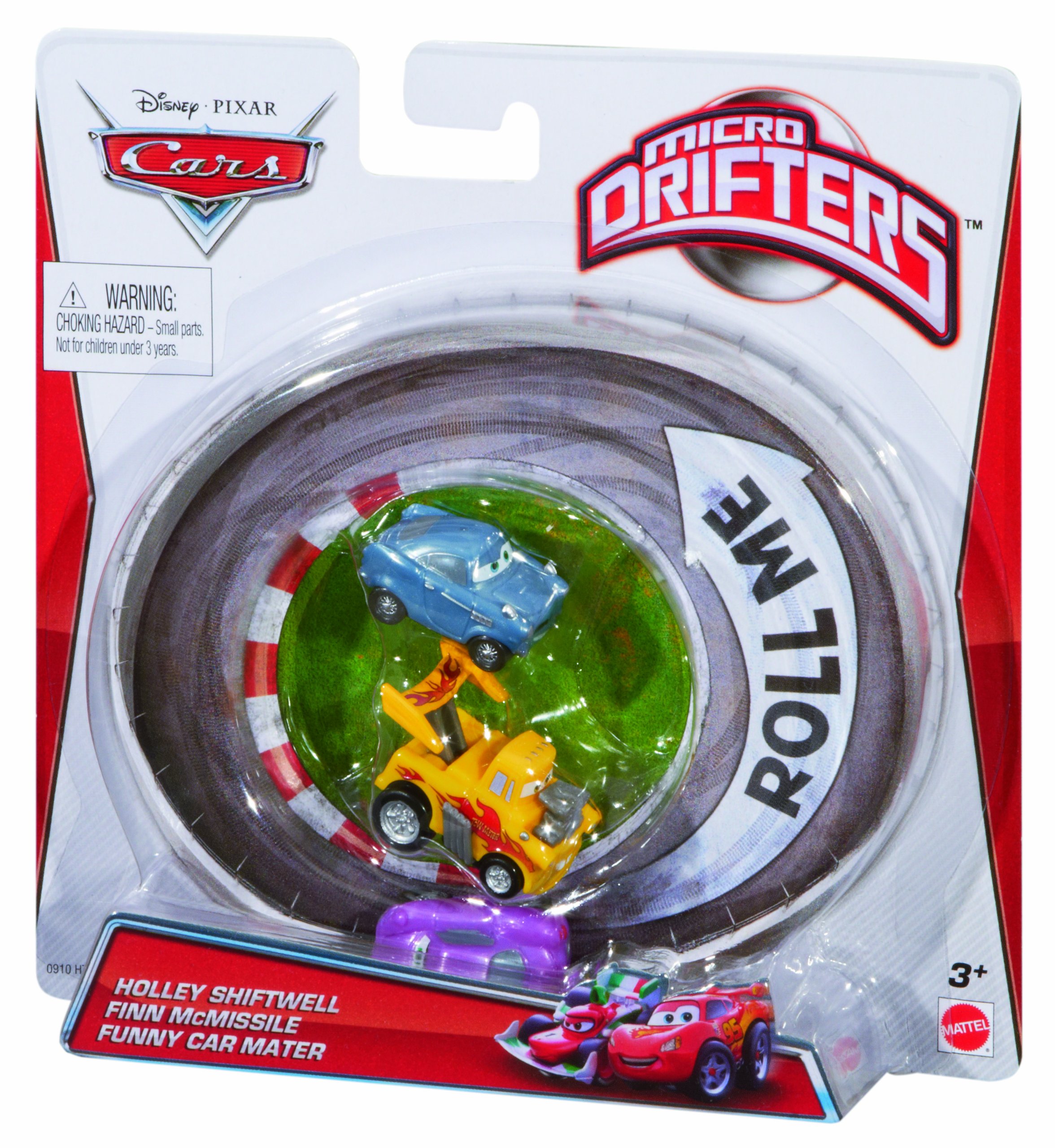 Disney/Pixar Cars, Micro Drifters Vehicles, Holley Shiftwell, Finn