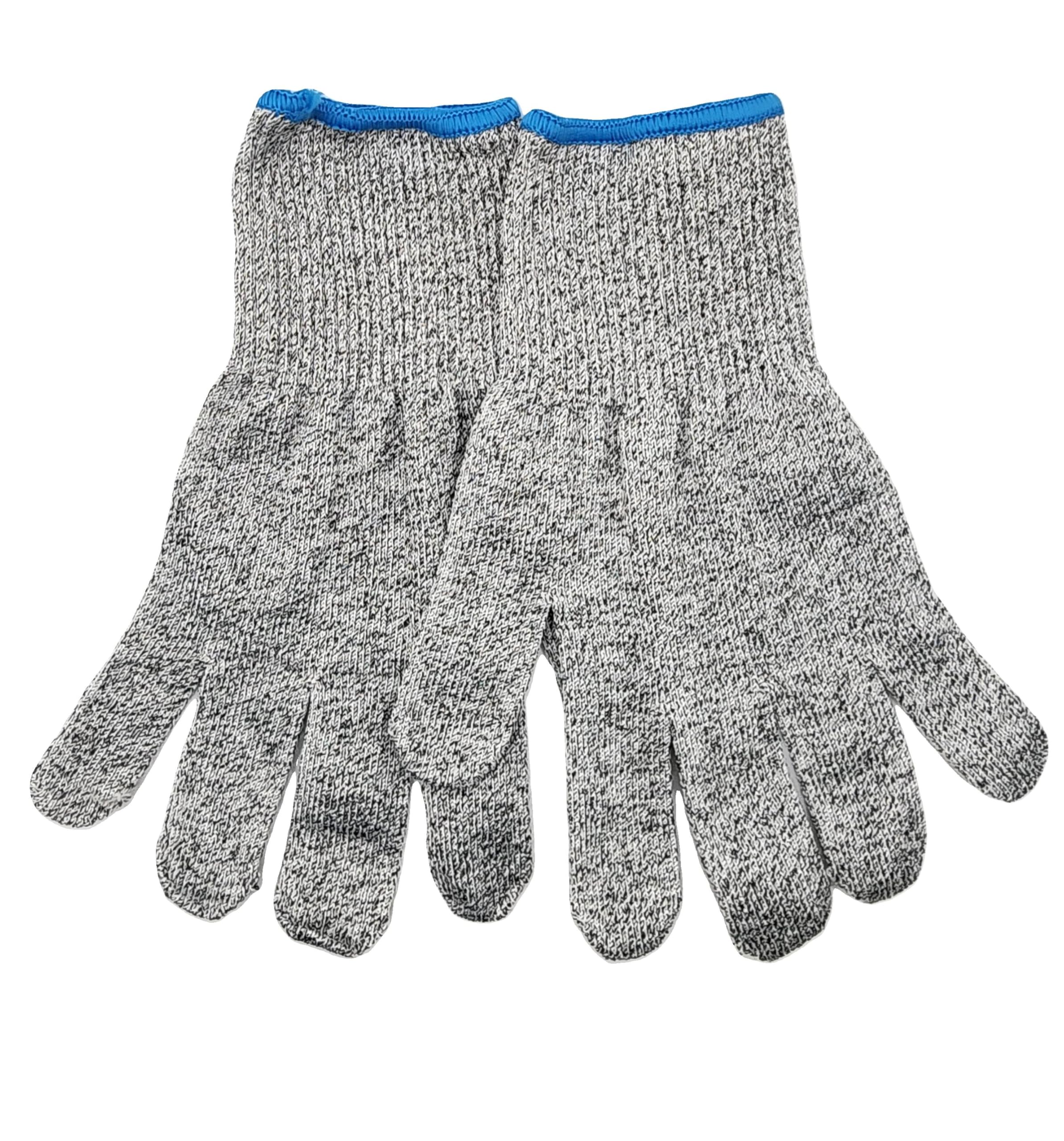 Schnittfeste Premium-Handschuhe, lebensmittelecht, Schutz der Stufe 5, beidhändig, maschinenwaschbar, Komfort und Geschicklichkeit (Größe M)