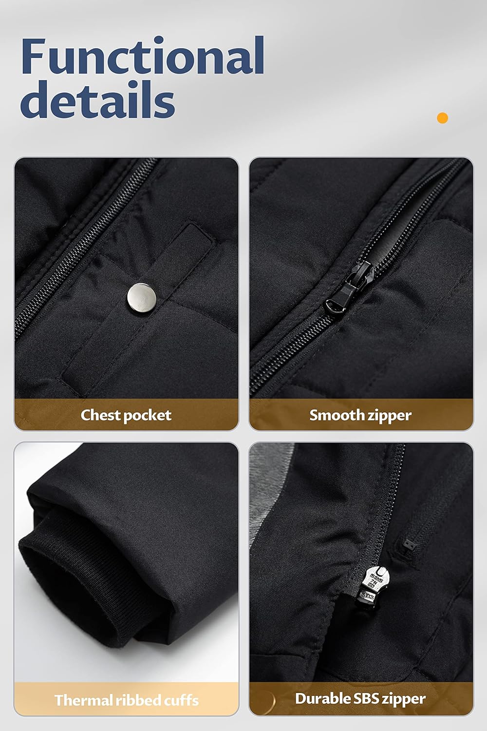 CREATMO US Girl's Long Length Winter Coat Parka Water Resistant Puffer Jacket With Fleece Lining - Image 7