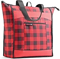 Rachael Ray Chillout Large Soft Cooler Bag - Reusable Insulated Grocery Tote, Zippered 5-Gallon Capacity for Hot/Cold Food, Picnics & Travel