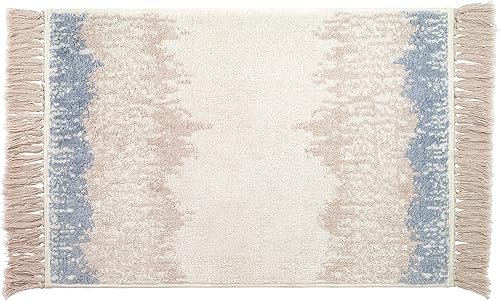 Avanti Linens - Tapete de baño, accesorios de baño inspirados en la playa (colección abstracta costera)