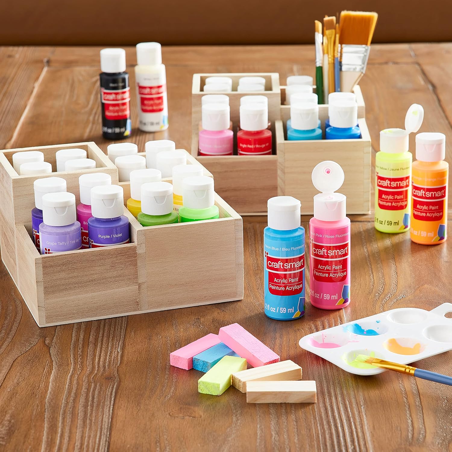 Craft Smart Essential Paint Value Set - Non-Toxic Paint for Drawing, Painting, Art & Crafts Supplies - 1 Pack
