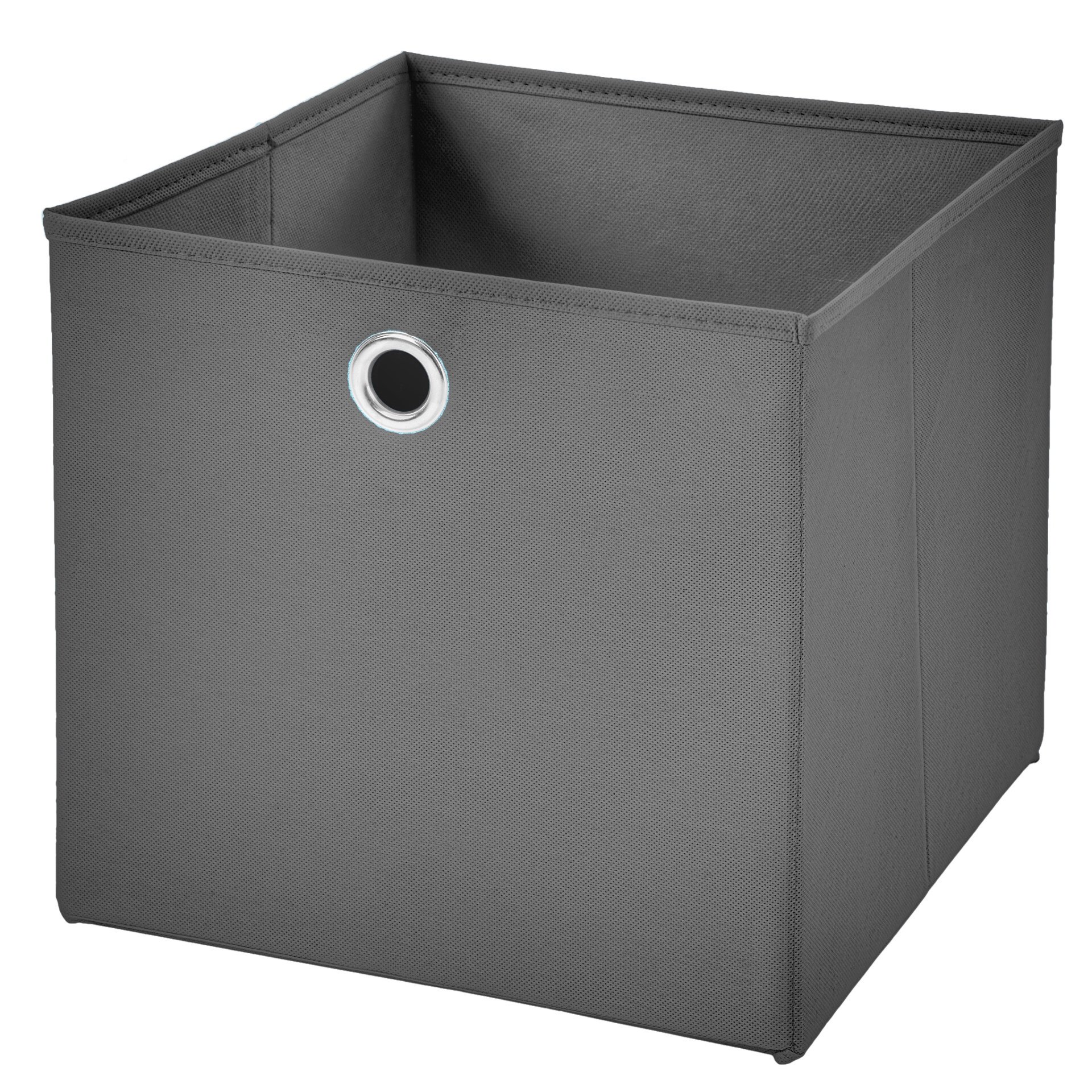 CM3 1 Stück Dunkelgrau Faltbox 32 x 32 x 32 cm Aufbewahrungsbox faltbar Küche, Haushalt & Wohnen