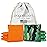 Play Platoon Weather Resistant Cornhole Bean Bags Set of 8 - Regulation Size & Weight - 4 Green Camo & 4 Orange