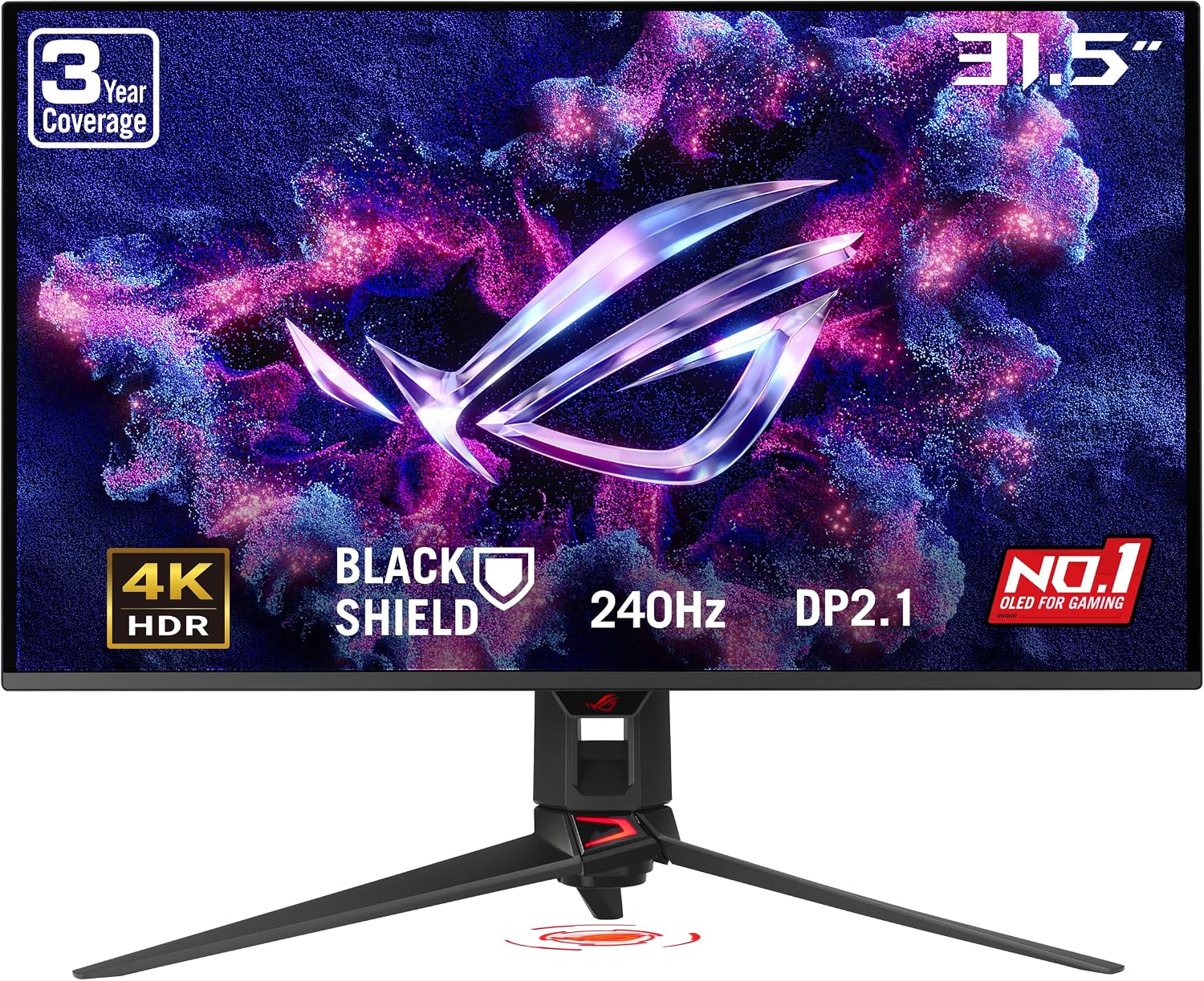 ROG PG32UCDM3 32 Inch 4K 240Hz Tandem OLED Gaming Monitor | OLED Care Pro, Display HDR 500, G-SYNC Compatible, USB-C 90W, Neo Proximity Sensor, for PS5 and Xbox