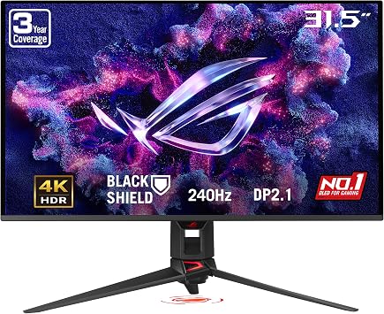 ASUS ROG PG32UCDM3 32 Inch 4K 240Hz Tandem OLED Gaming Monitor