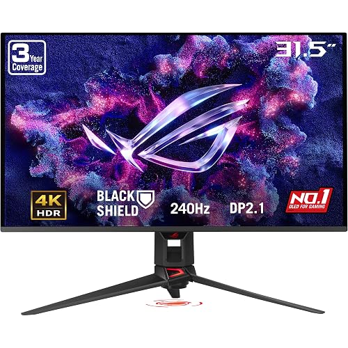 ASUS ROG PG32UCDM3 32 Inch 4K 240Hz Tandem OLED Gaming Monitor