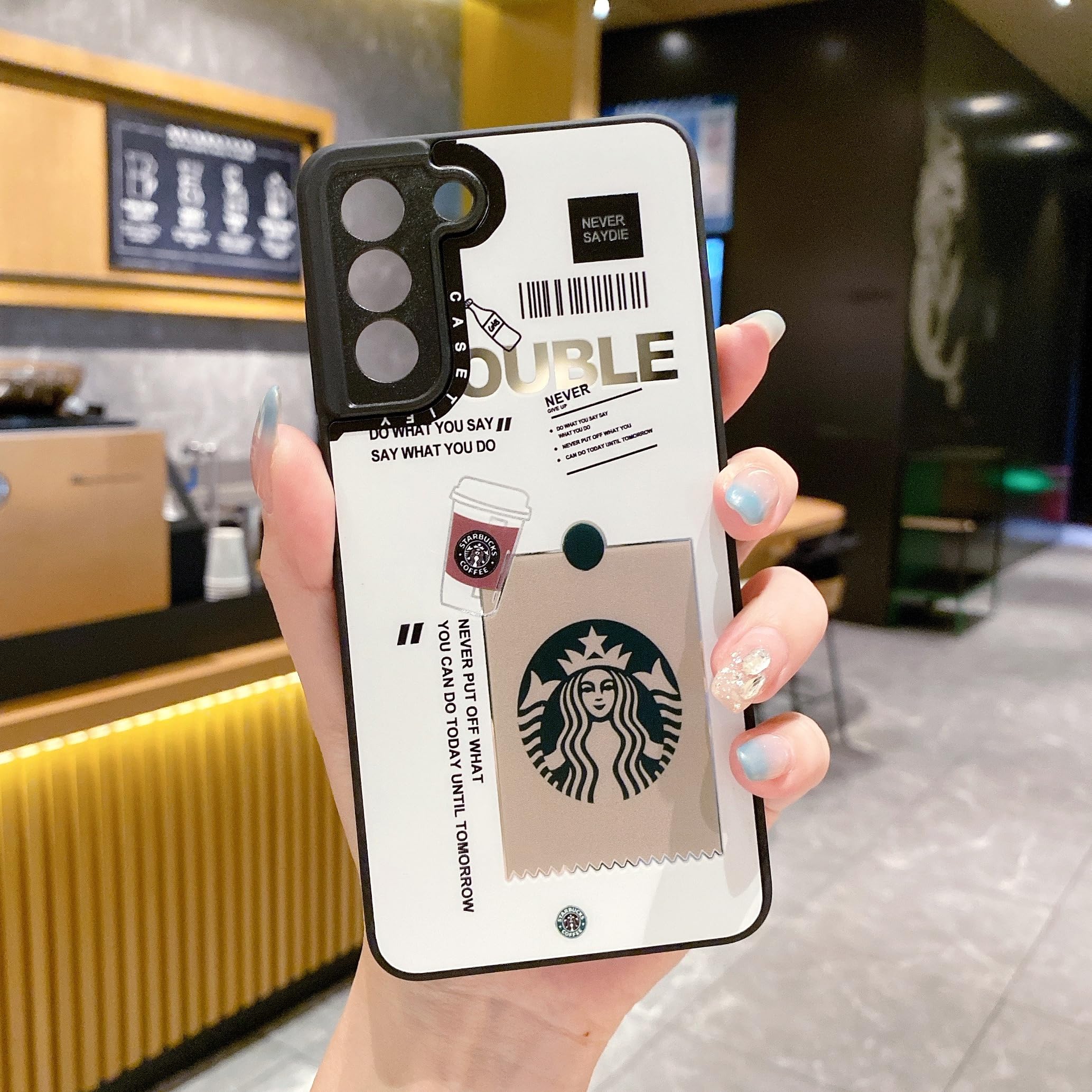 A S Platinum New Luxury Starbuck Print Design Mobile Phone