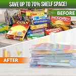 10 Pack Large Mesh Zipper Pouch B4 (12x15in) Mesh Bags with Zipper for Organizing Board Game Puzzle - School Teacher Classroom Organization Zip Storage Bags - Plastic Zippered Pouches Zippered Pouches