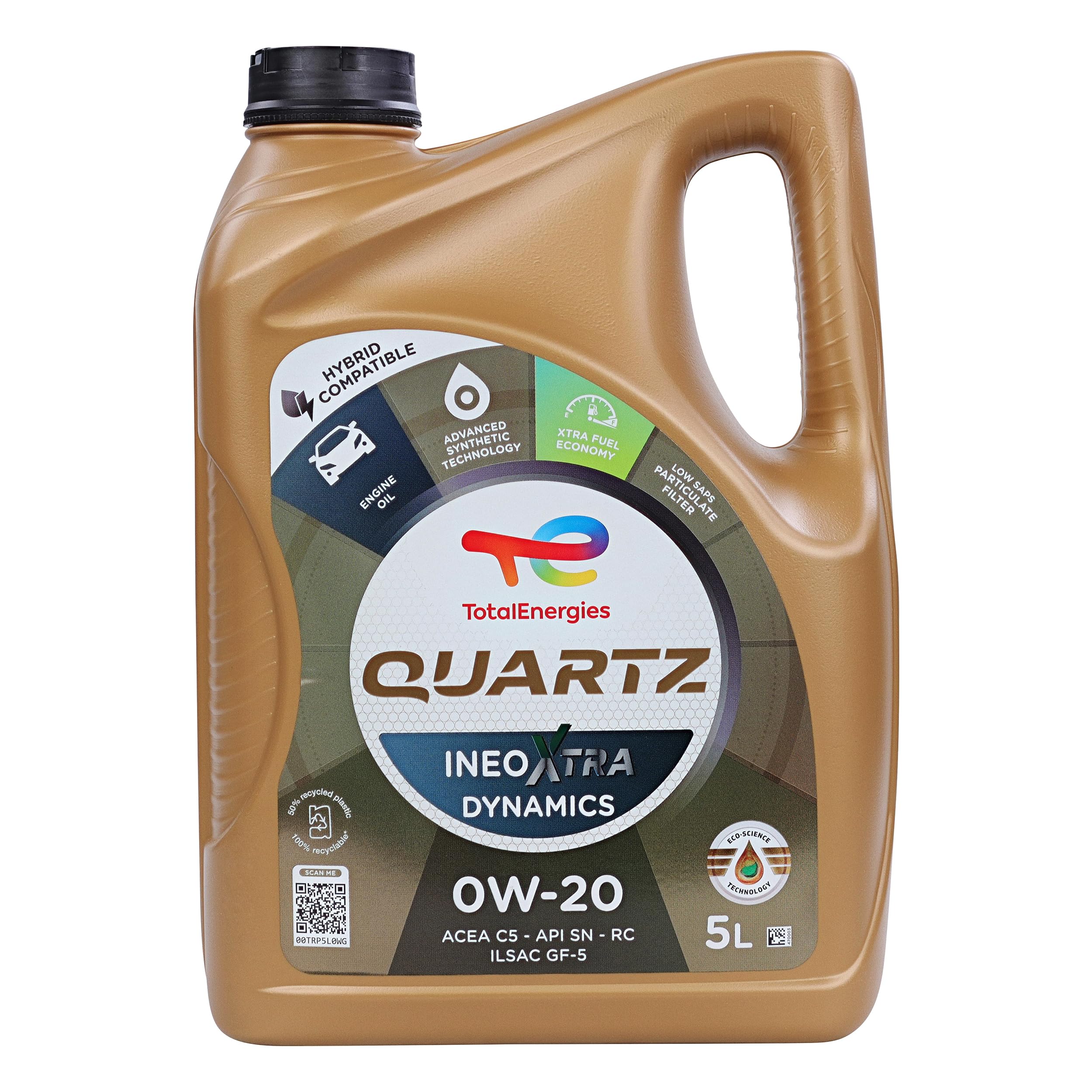 Total Energies TOTAL QUARTZ INEO XTRA DYNAMICS 0W-20 5L