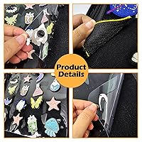 Runder Broschen-Organizer Bis 76 Nadeln - Filz Display Mit Aufhänger, 40cm Durchmesser