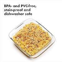 Vista 24 de Oxo Good Grips - Plato para hornear de vidrio, seguro, de 3 cuartos de galón, con tapa, 9 x 13