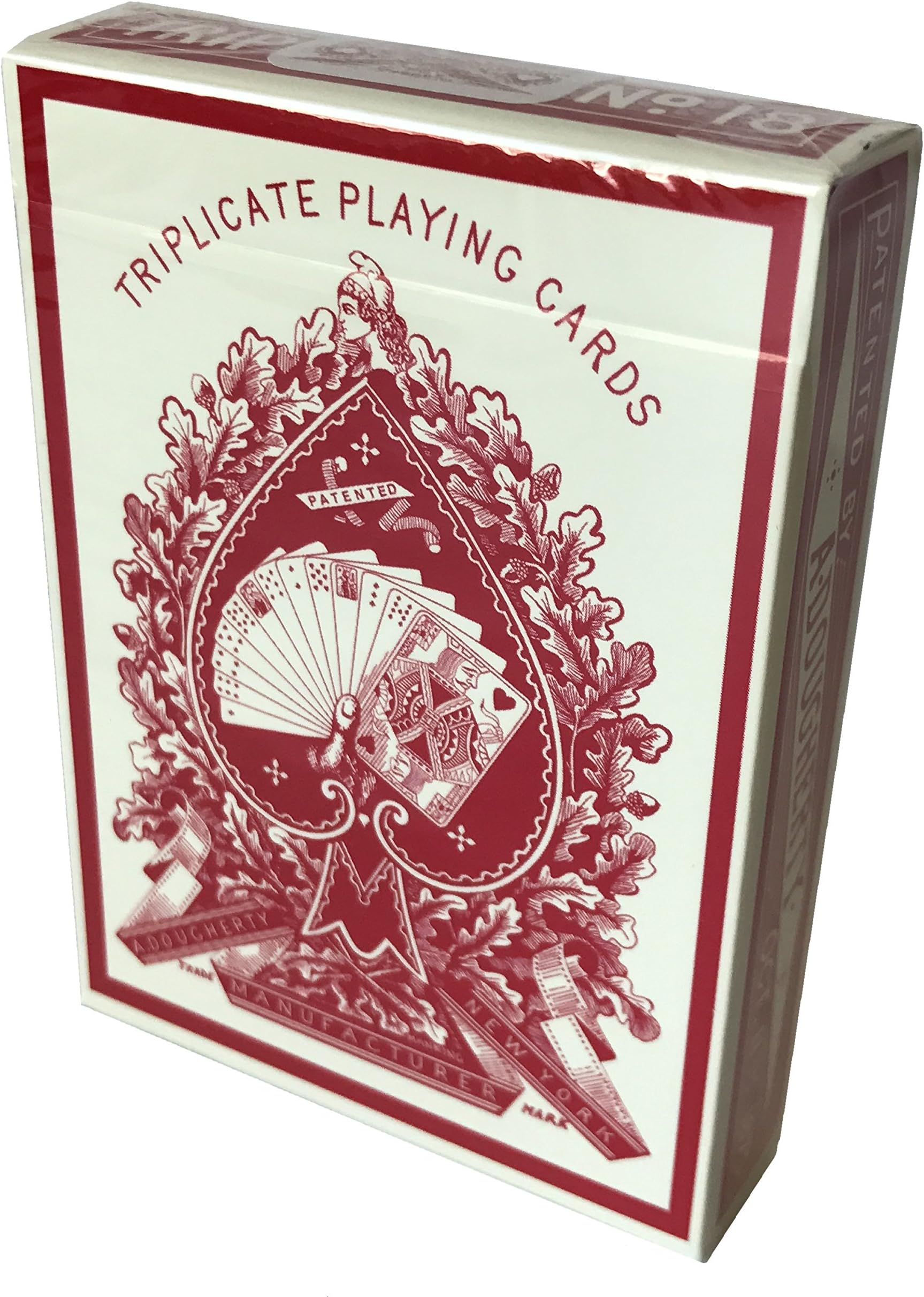 No.18 Triplicate Dragon Back Playing Card Restoration, Red