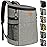 Camping Cooler Backpack 45 Cans, Soft Backpack Coolers Insulated Leak Proof Travel Cooler Bag Waterproof Lunch Picnic Beach Work Trip Thermal Bag Drink Beverage Beer Cooler Grey
