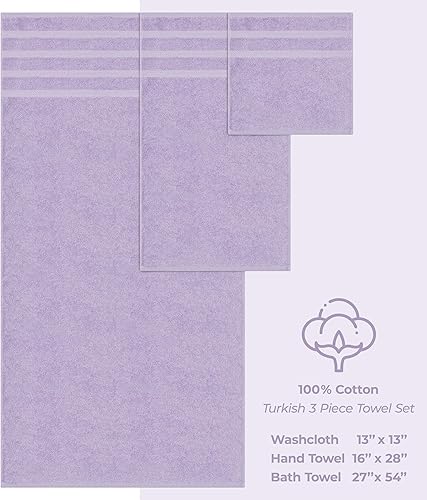 Miniatura 407 de American Soft Linen - Juego de 4 toallas de baño, 100% de algodón turco de 27 x 54 pulgadas, toallas de baño extragrandes, toallas para ducha