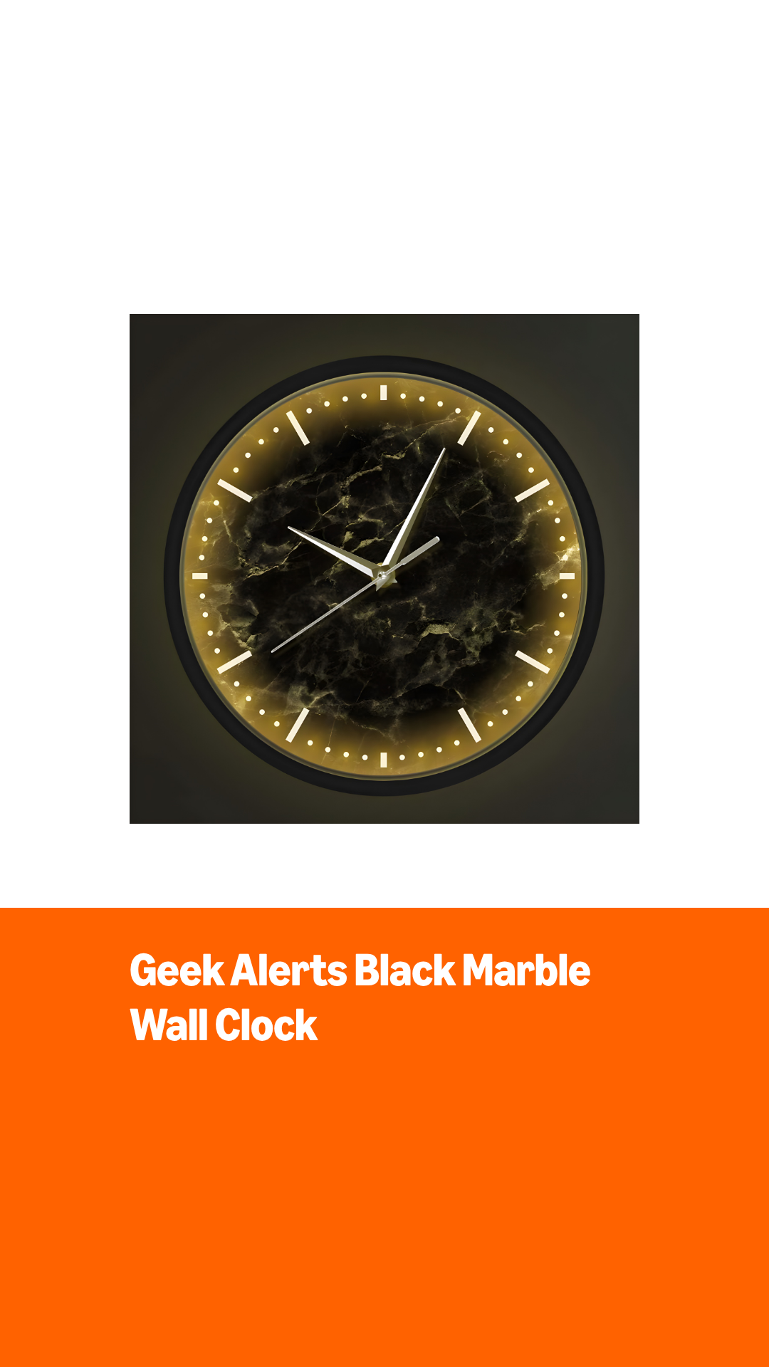 Reloj de Pared Digital Negro con Luz LED y Control de Voz miniatura 7
