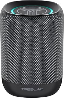 TREBLAB HD-Mini - Small Bluetooth Speaker, 25H Playtime, TWS, 10W Portable Speakers, TF Card/USB Slot, RGB Lights, IPX5 Waterproof, Wireless Speaker for Home, Office, Outdoor