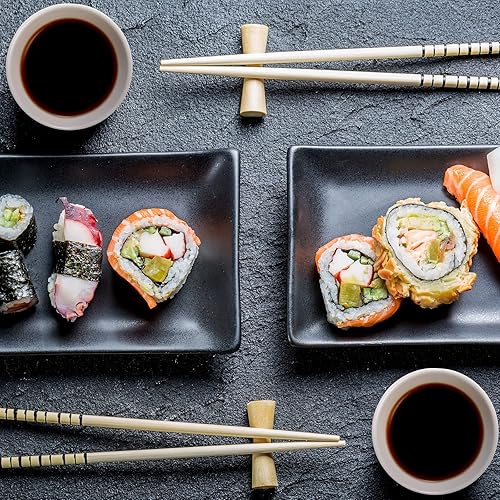 Vista 6 de Mimorou Juego de 50 cuencos de cerámica blancos para salsa de soja, 1.2 onzas para sushi, ketchup, vinagre, aceite de oliva, soja, especias, chips