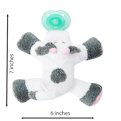 Miniatura 34 de Nookums Paci-Plushies - Soporte para chupete con sonajero integrado (2 en 1) - Se adapta a los chupetes de la marca, adecuado para todas las edades