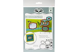 KB Riley Karen Burniston Katherine Label Pop-Up Die Set 1011