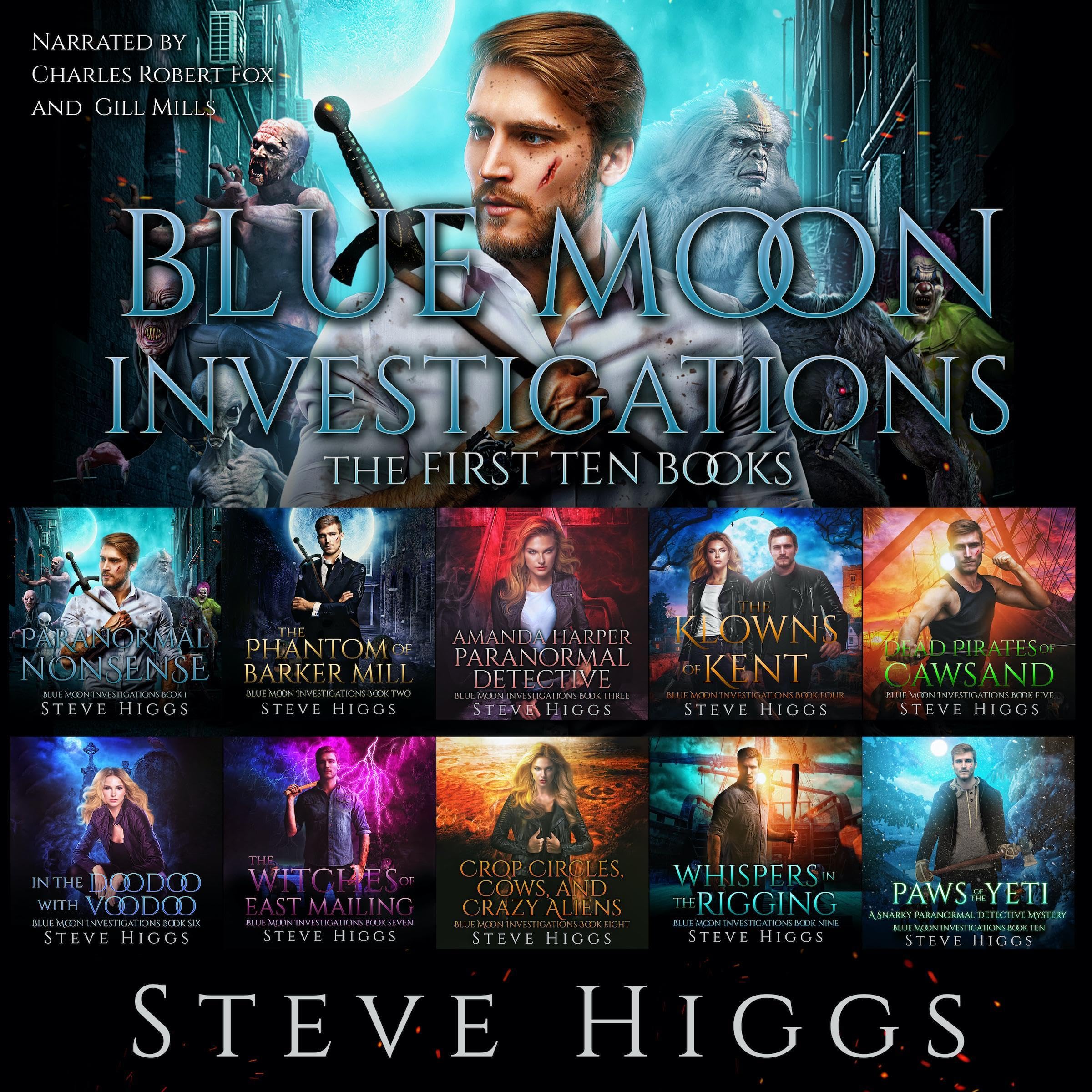 Cover art for Blue Moon Investigations Ten Book Bundle